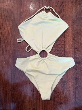 CINCIN Laguna Honeydew One-Piece Swimsuit